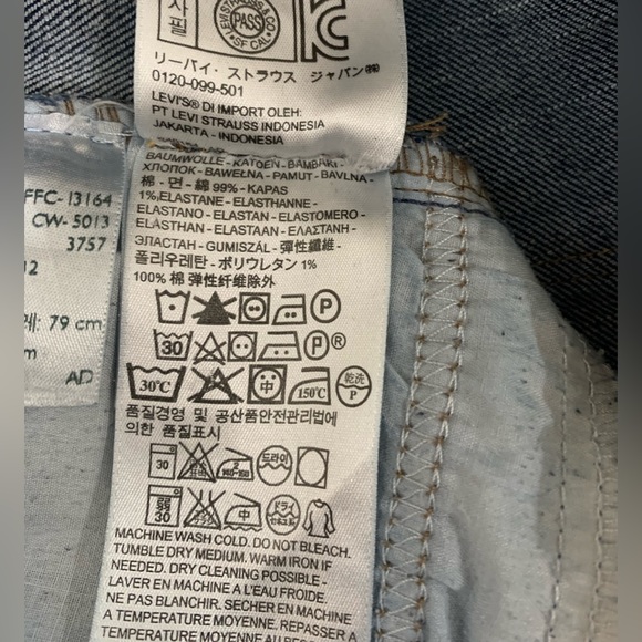 Levi’s 505 Straight Leg Jeans, Size 12 - Picture 7 of 8